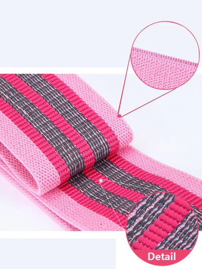 Elastic Fitness Resistance Rubber Band Cloth for Home Exercise