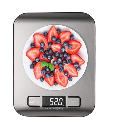 Digital Kitchen Scale 5kg/10kg Food Multi-Function 304 Stainless Steel Balance LCD Display Measuring Grams Ounces Cooking Baking