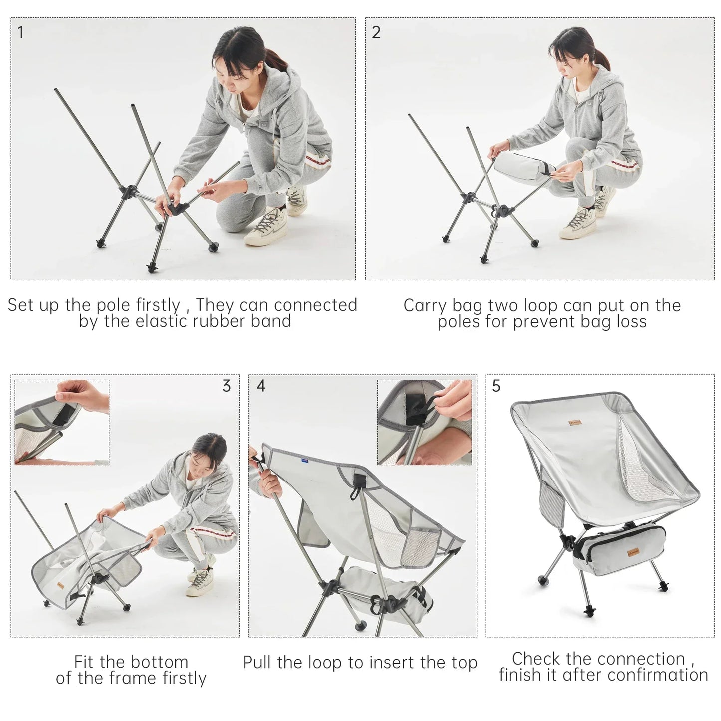 Folding Chair Ultralight Detachable