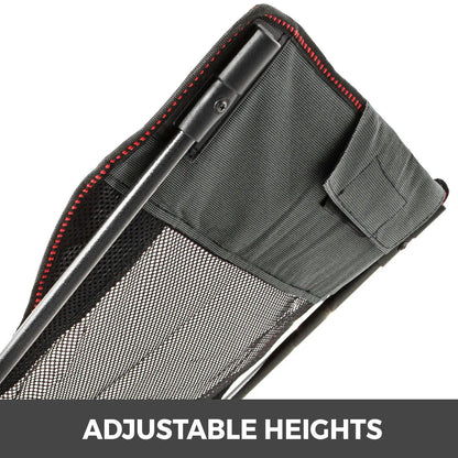 Outdoor Folding Camp Chair with Backrest & Footrest