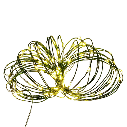 200M Green Wire 8 Modes Fairy String Lights - 2000 LEDs Waterproof Firefly Lamp