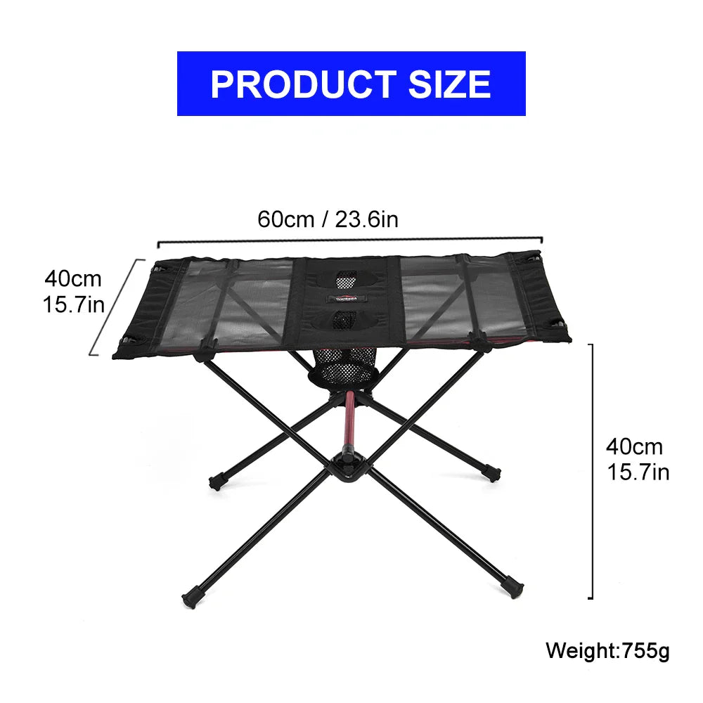 Camping Folding Table Black