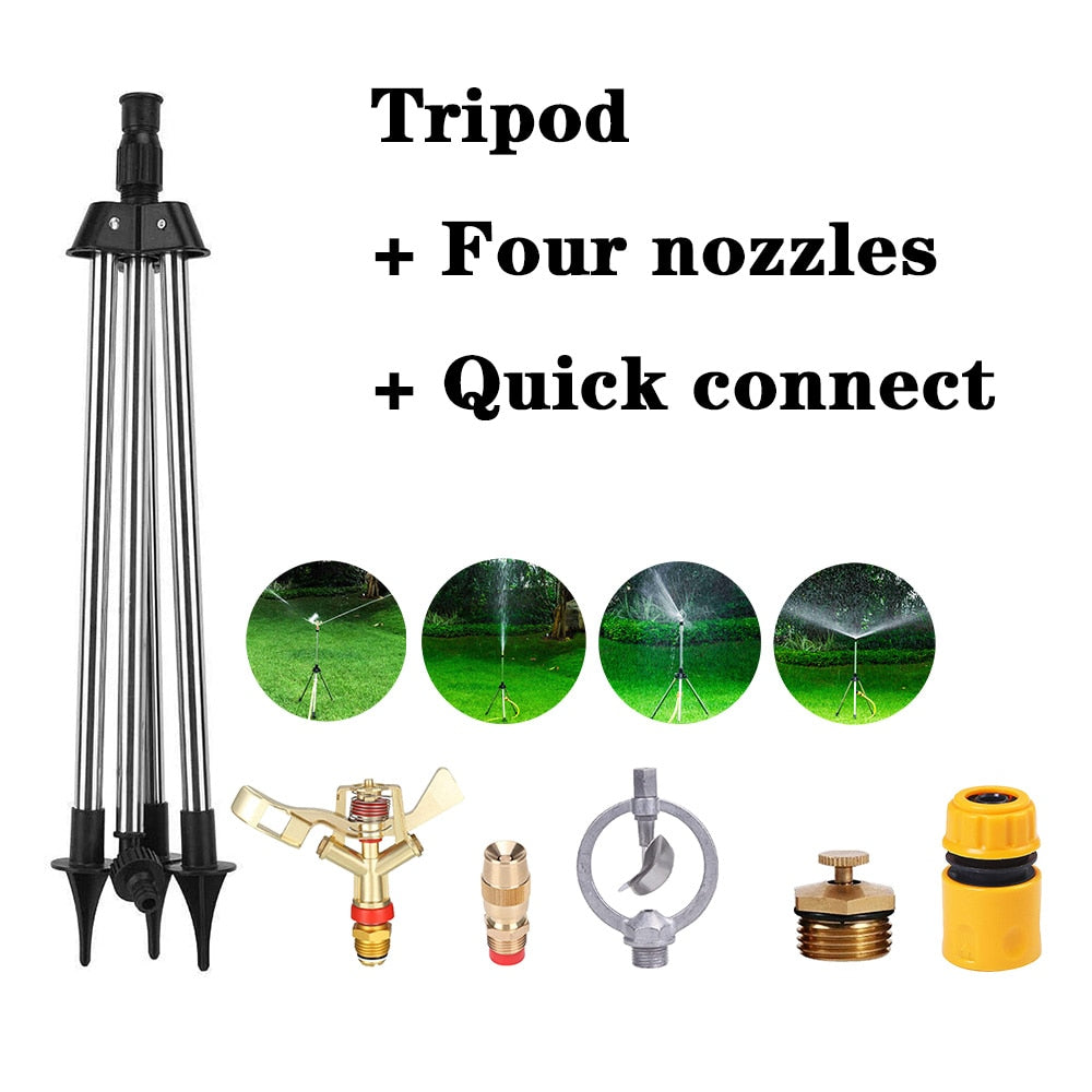 NNOBA Impulse Sprinkler Garden Watering on Tripod Base