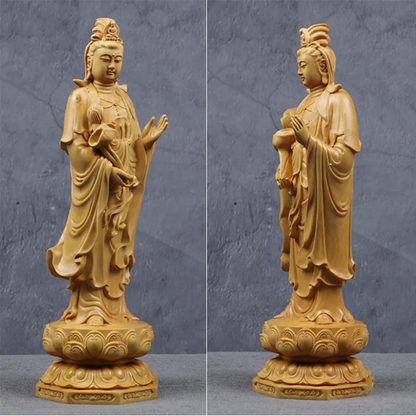 Wooden Guanyin - Ru Laifo Statue