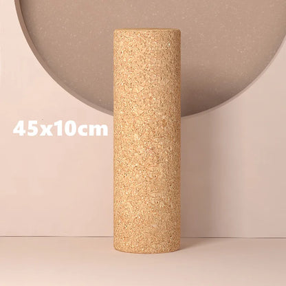 High-Quality Natural Cork Yoga Column Roller