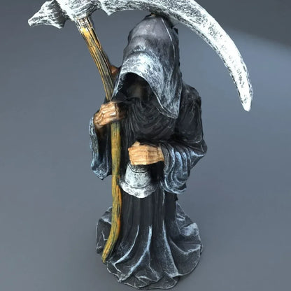 Standing Holy Death Figurine with Scythe