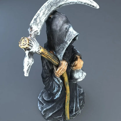 Standing Holy Death Figurine with Scythe