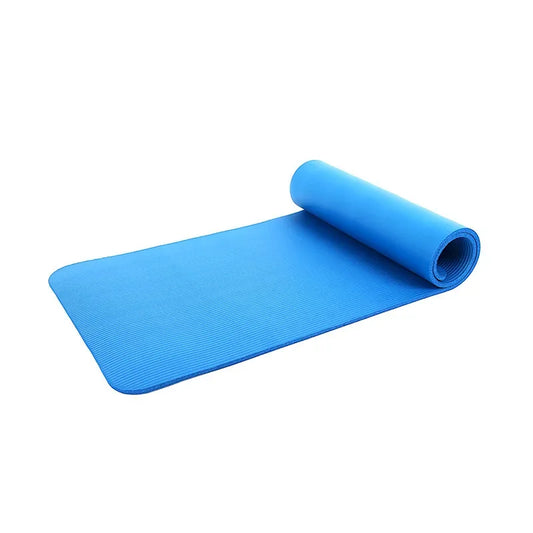 Thickened High Elastic Blue Yoga Mat