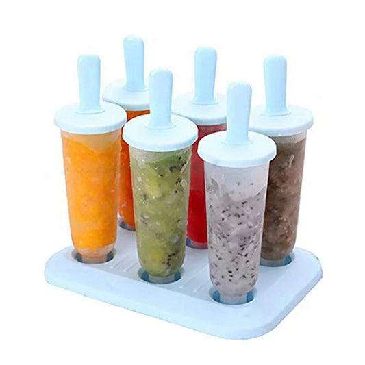 Ice Pop Molds Reusable Popsicle Cube Maker