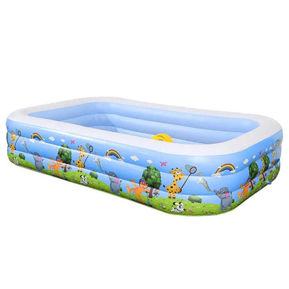 Kids Inflatable Swimming Pool with Multi-Size Bathing Tub
