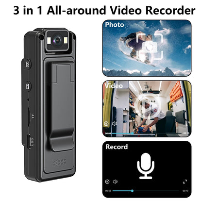 1080P Mini Body Camera with Night Vision