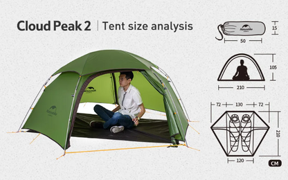 Outdoor 20D Nylon Ultralight Cloud Peak 2