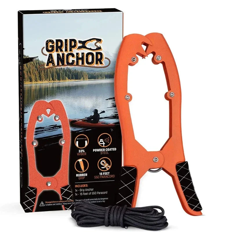 Kayak Anchor Gripper with Large Clamping Mouth