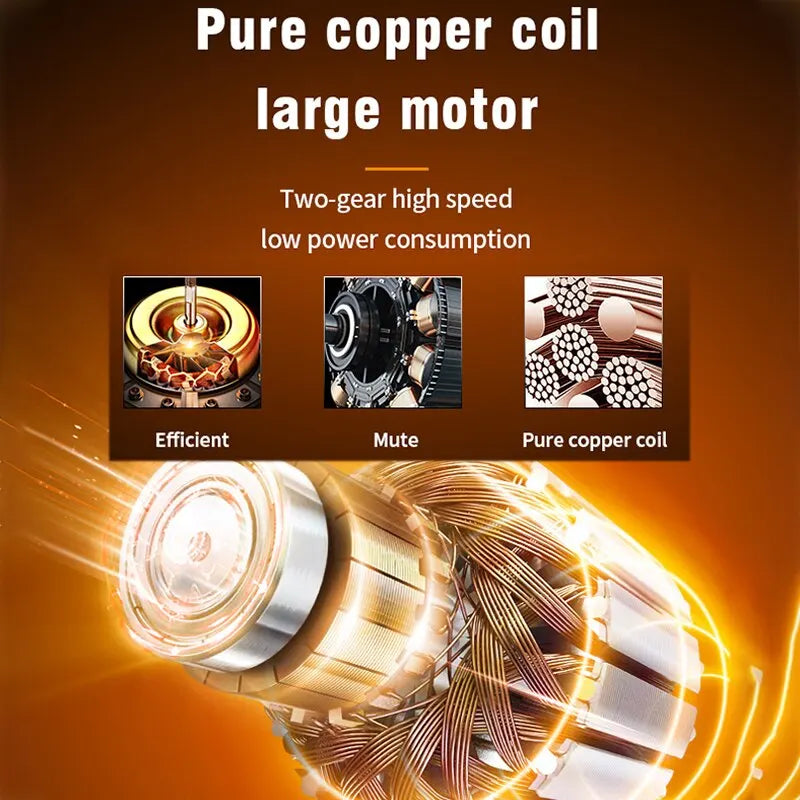 Professional Hair Clipper & Trimmer Rechargeable Barber Grade Orange