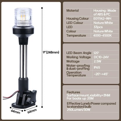 LED Fold Down Navigation Light