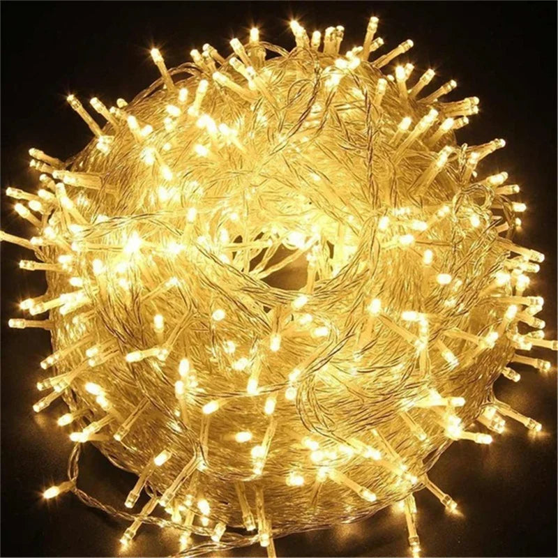 LED Garland String Lights – Warm White
