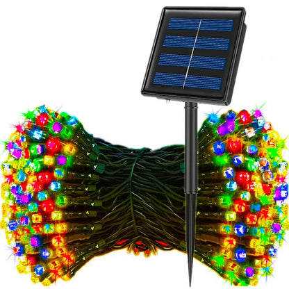 LED Solar String Lights 30LED 8 Modes Waterproof