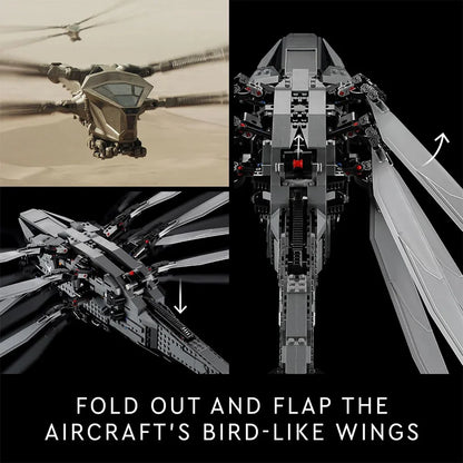 Ornithopter Building Kit – 1369-Piece Model Set (Compatible with Major Brands)