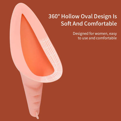 Ladies Portable Outdoor Emergency Silicone Urinal