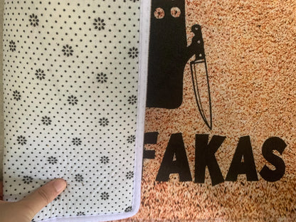 Dark Cat Welcome Doormat