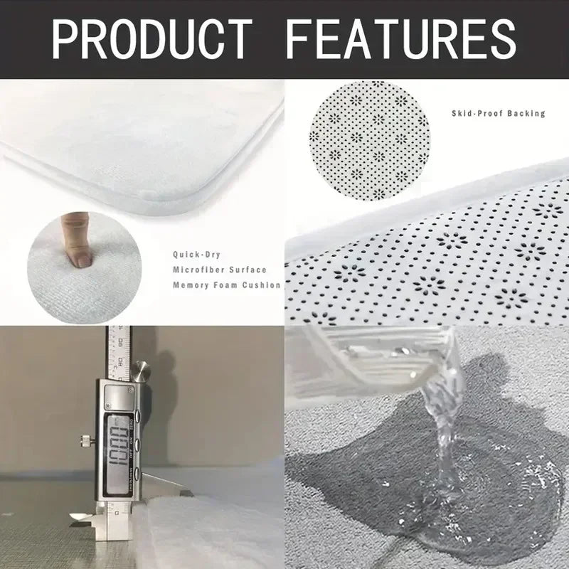 Dark Cat Welcome Doormat