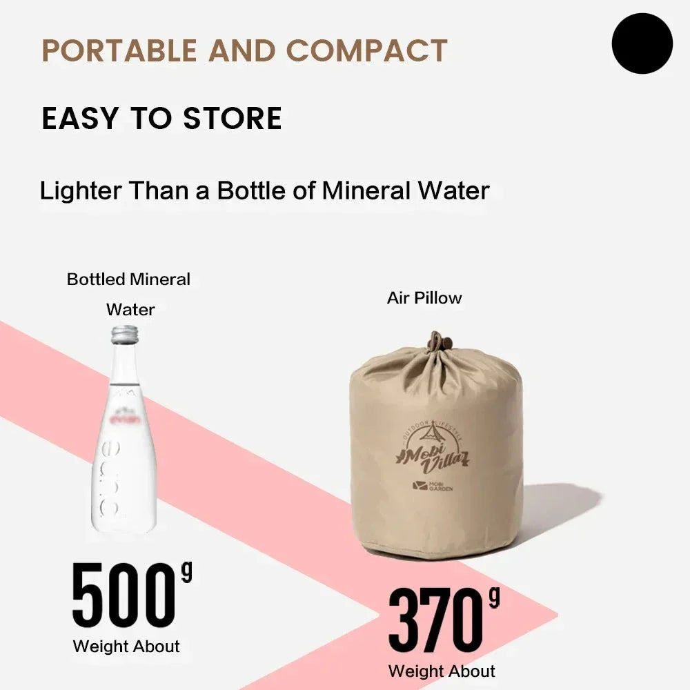 Portable Inflatable Pillow Ultralight Camping Travel Pillow