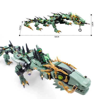 Ninja Mecha Dragon Building Blocks for Kids