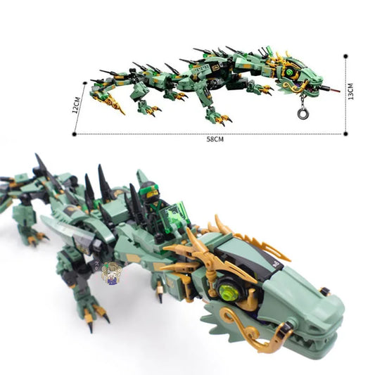 Ninja Mecha Dragon Building Blocks for Kids