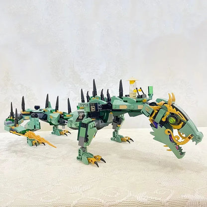 Ninja Mecha Dragon Building Blocks for Kids