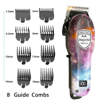 Hair Trimmer for Men Adjustable Electric Clipper with Digital Display