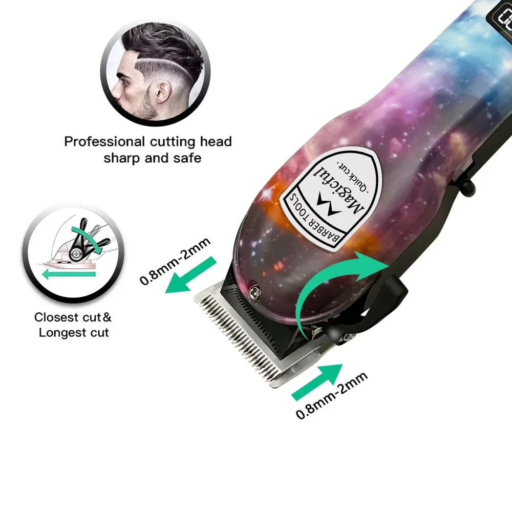 Hair Trimmer for Men Adjustable Electric Clipper with Digital Display