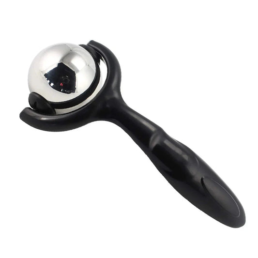 Stainless Steel Massage Ball Roller Deep Tissue Therapy Black