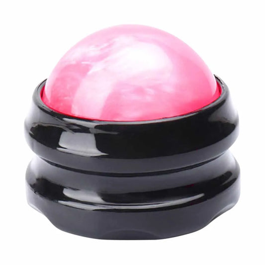 Manual Massage Roller Ball Full Body Therapy Tool Pink