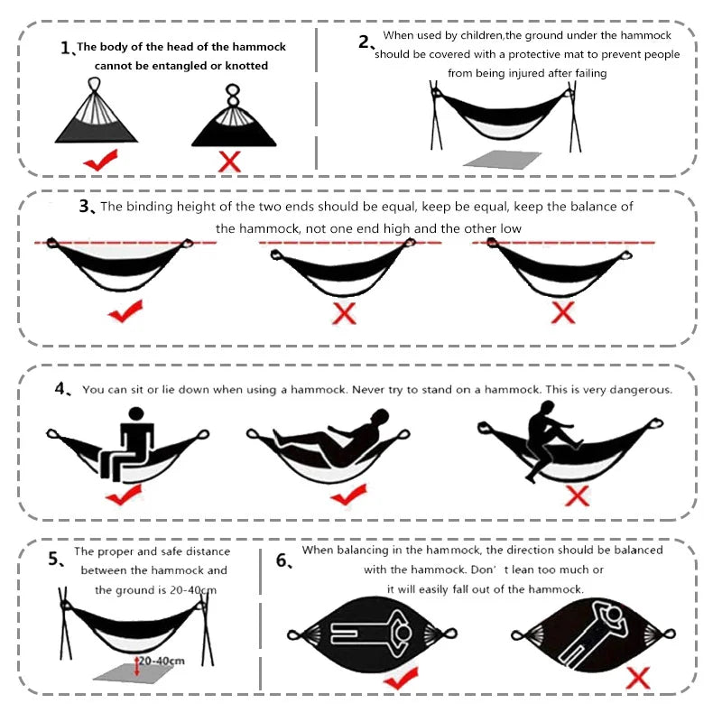 Large Brazilian Macrame Hammock Swing