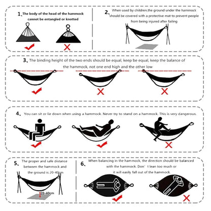 Large Brazilian Macrame Hammock Swing