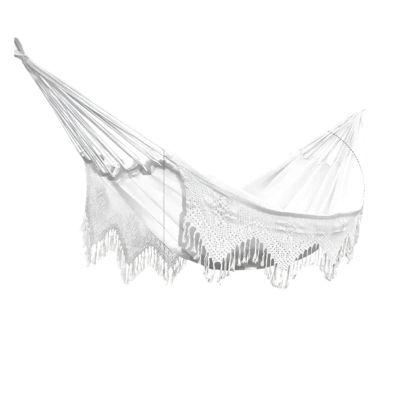 Large Brazilian Macrame Hammock Swing