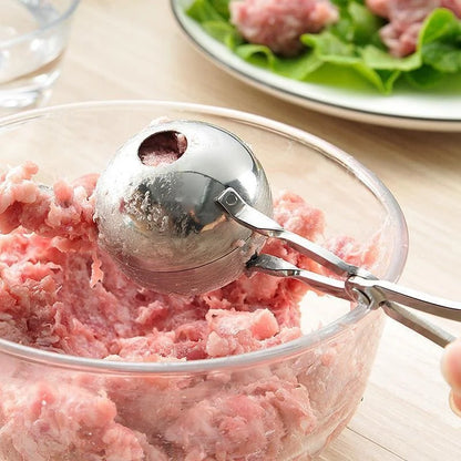 Stainless Steel Meatball Maker – Non-Stick Meatball & Rice Ball Shaper