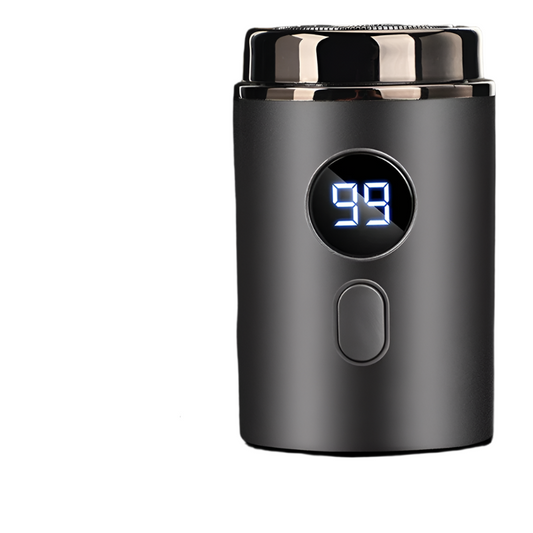 Men’s Electric Razor Portable Rechargeable Shaver with Digital Display Grey