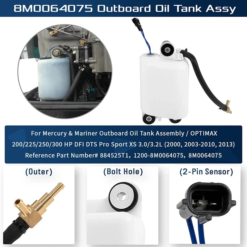 Oil Tank Assembly for Mercury Optimax