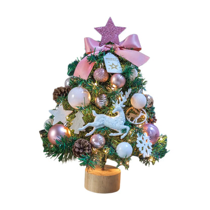 Mini Christmas Tree with Lights for Tabletop Decor