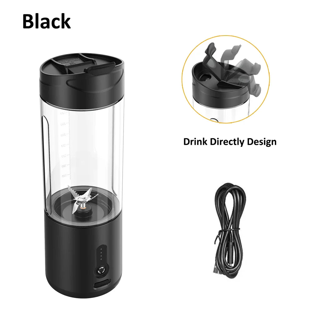 Mini Portable Rechargeable Electric Fruit Juicer Blender