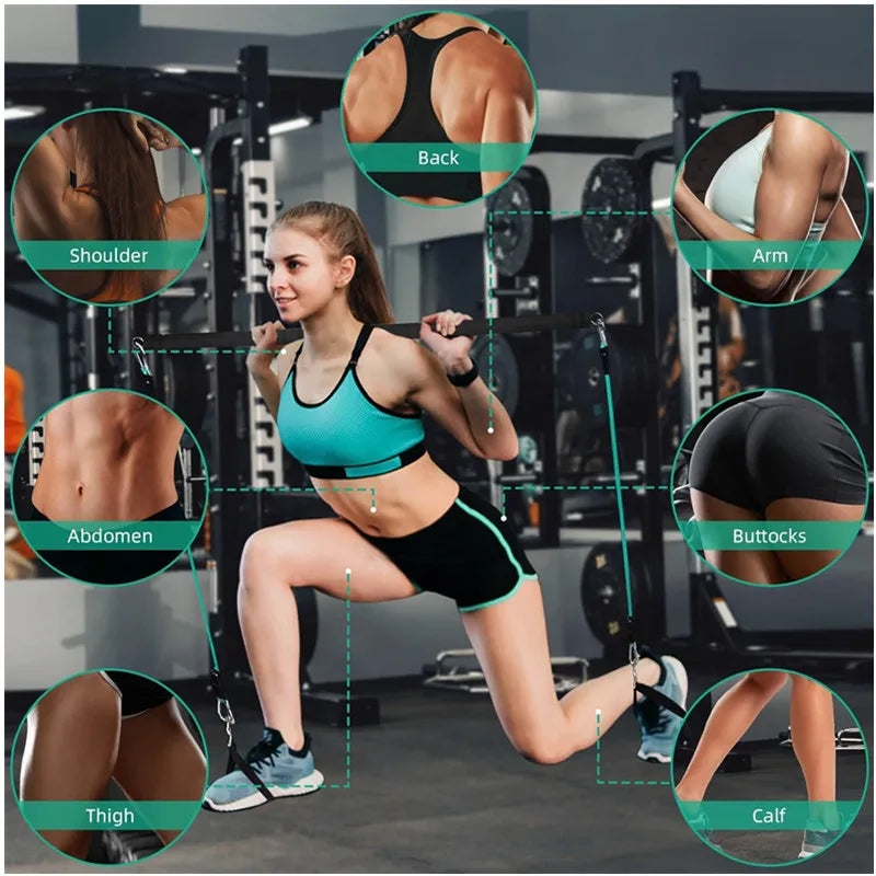 Portable Weighted Pilates Bar