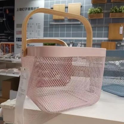 Multifunctional Hollow Stainless Steel Storage Basket