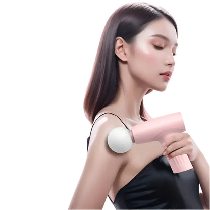 Mini Deep Tissue Massage Gun Handheld Muscle Therapy Pink