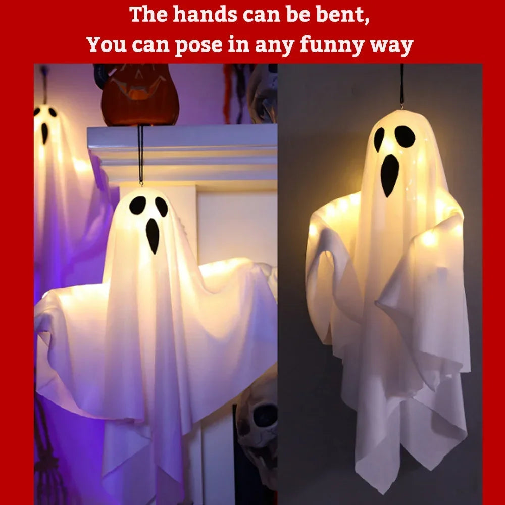 Halloween LED Hanging Ghost Ornaments