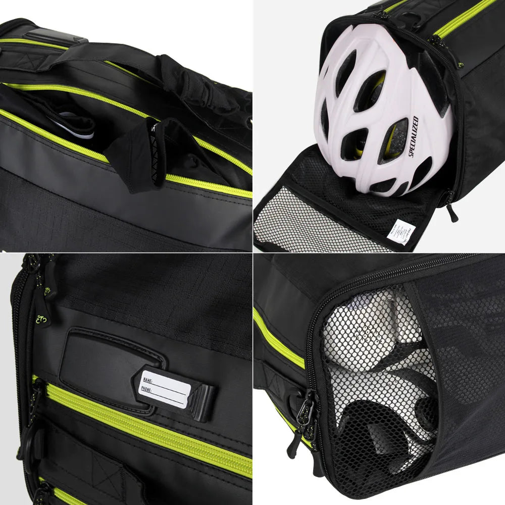 Multifunctional Bike Bag Cycling Helmet Storage
