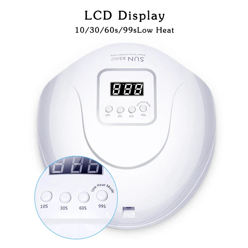 LED Nail Dryer UV Lamp for Gel Polish (72W)