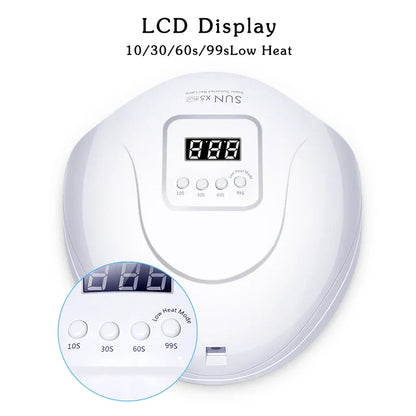 LED Nail Dryer UV Lamp for Gel Polish (72W)