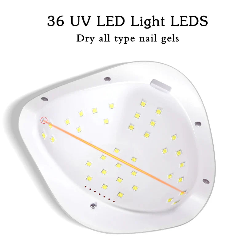 LED Nail Dryer UV Lamp for Gel Polish (72W)