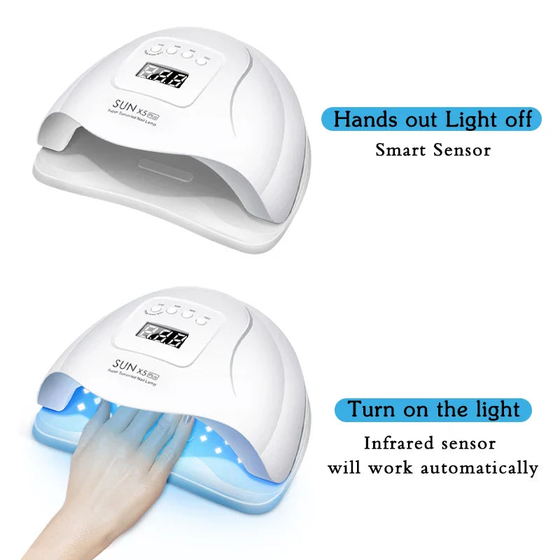 LED Nail Dryer UV Lamp for Gel Polish (72W)
